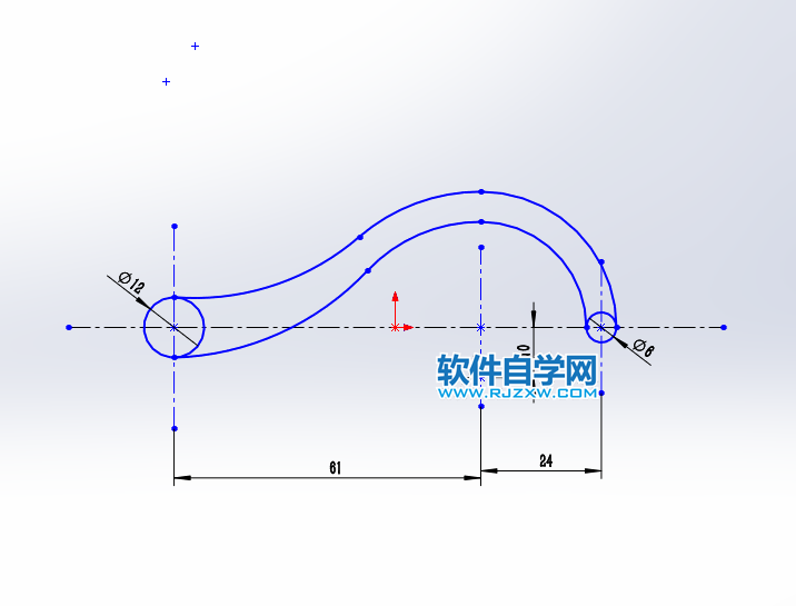 solidworks周边圆相切草图练习