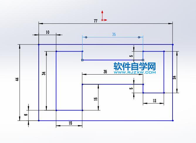 Solidworks智能尺寸修改指定草图