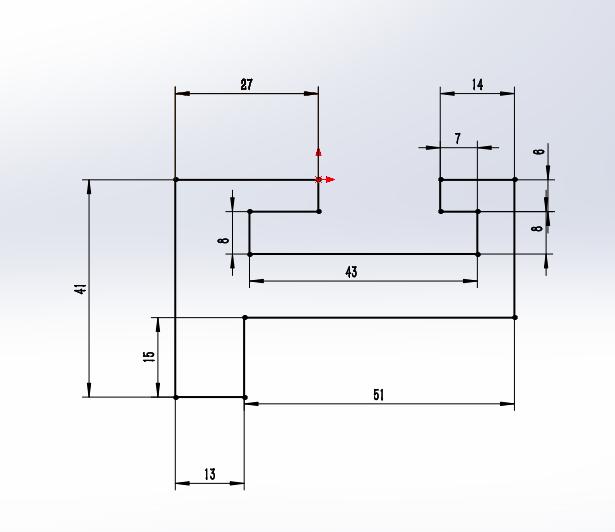 solidworks直线工具草图练习