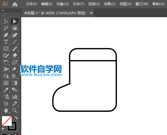 ai怎么画鞋靴APP图标