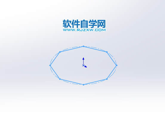 solidworks怎么画外切八边形