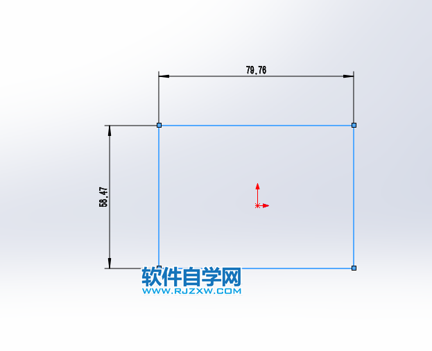 solidworks边角矩形草图怎么绘制