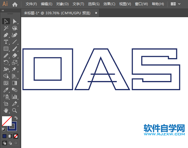 ai怎么设计CASIO标志矢量图