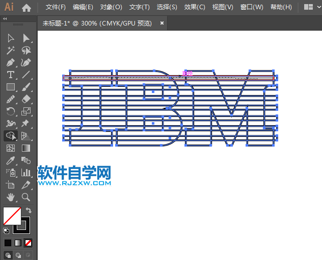 ai怎么设计IBM标志