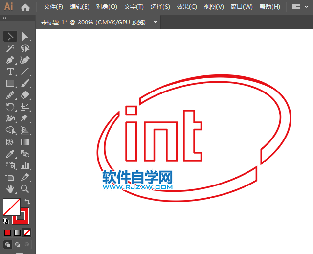 ai怎么设计因特尔图标