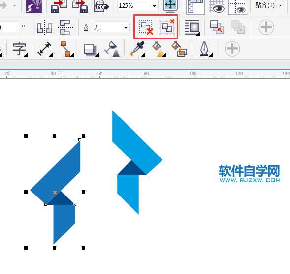 cdr取消组合所有对象有什么用