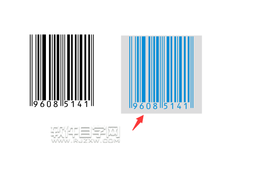 cdr怎么修改条码颜色