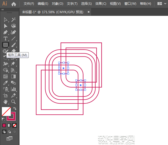 ai圆角矩形怎么创建标志