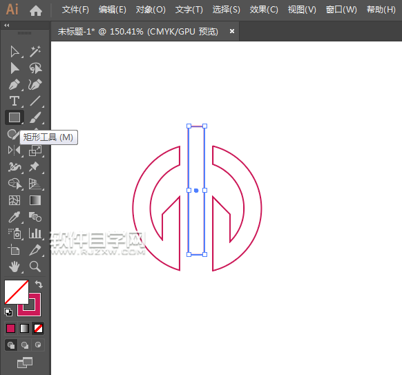 ai怎么使用偏移生成LOGO