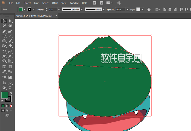 ai妙蛙种子怎么画