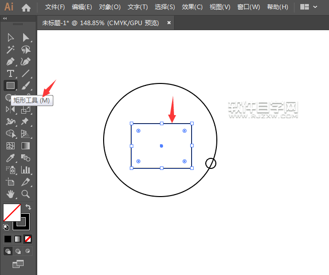 ai怎么画一个回看图标