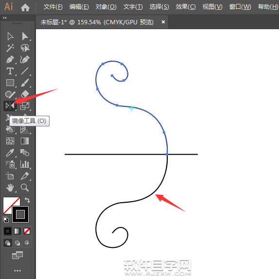 ai怎么画丘比特的箭