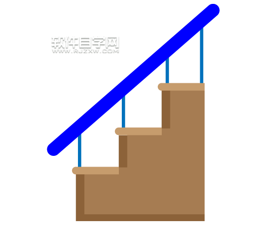 ai如何画一个楼梯图形