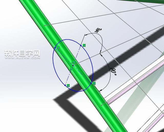 SolidWorks投影曲线与基准面镜像画图