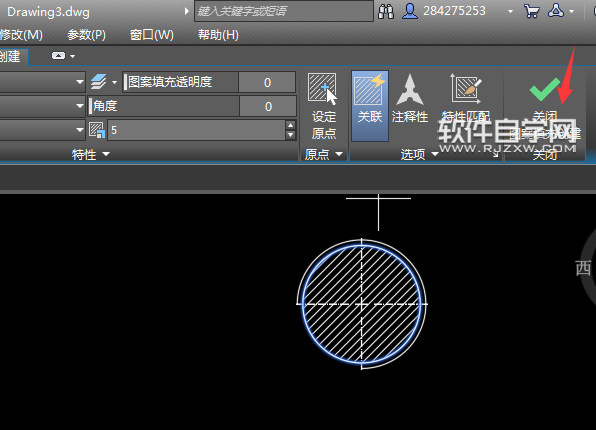 怎么找cad2018图案填充并进行填充