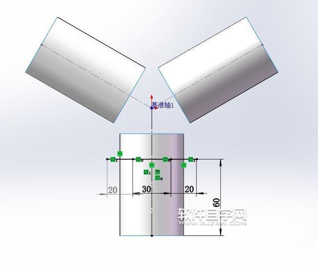 SolidWorks曲面填充和加厚缝合画管道