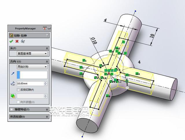 SolidWorks圆周阵列怎么画图