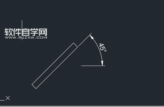 cad按角度旋转的方法