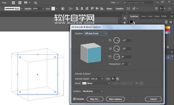 正方形立体感怎么画