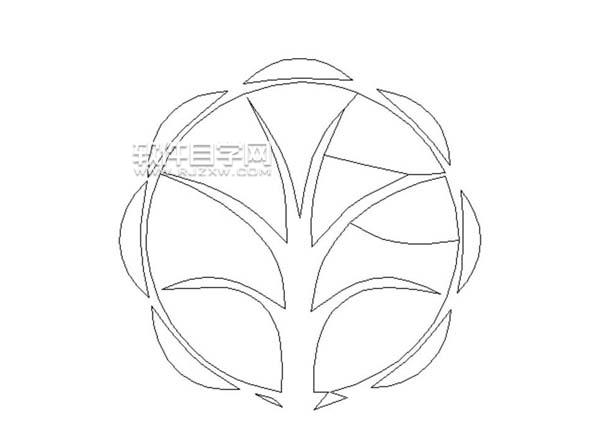 ai怎么画花朵样式的LOGO效果