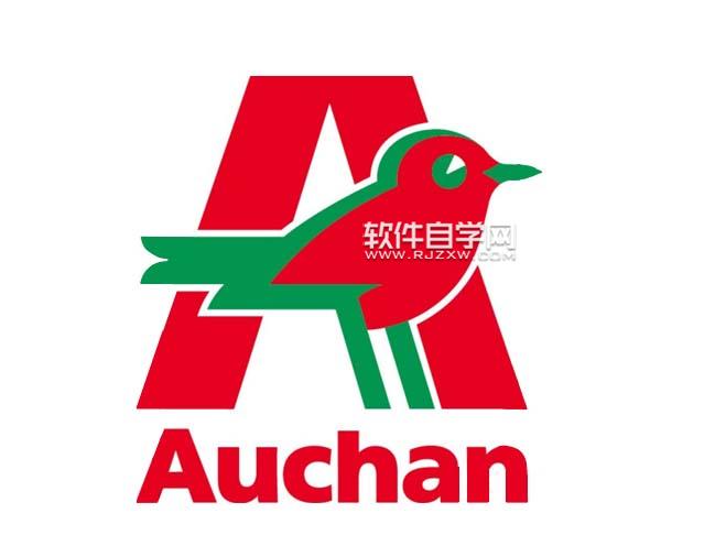 AI怎么设计A字母与鸟组合的LOGO