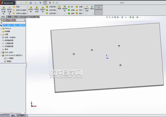 Solidworks软件的异型孔向导怎么用