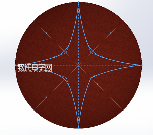 SolidWorks画蓝球的方法