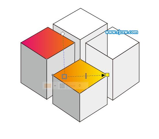 CDR绘制四个立体图的介绍