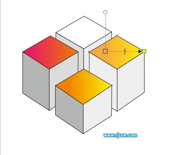 CDR绘制四个立体图的介绍