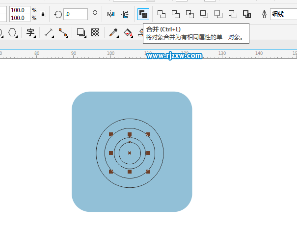 CorelDRAW X8怎么设计船舵的图形？