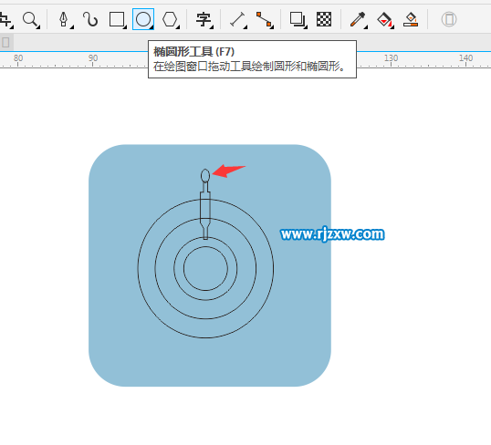 CorelDRAW X8怎么设计船舵的图形？