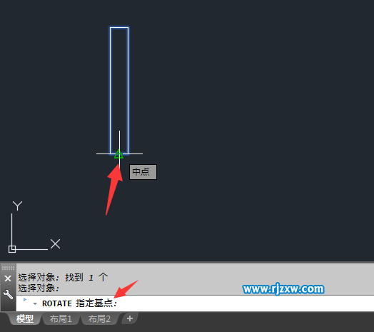 CAD旋转又复制怎么操作