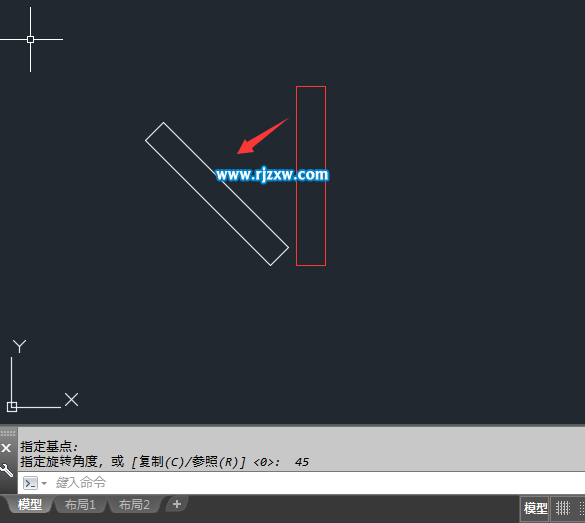 CAD旋转命令是什么怎么使用