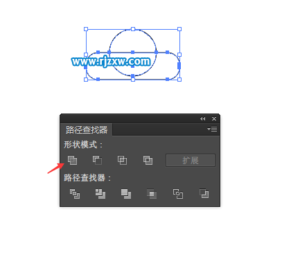 怎么用ai联集快捷键合并成蝴蝶孔