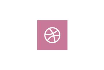 dribbble社交图标怎么绘制