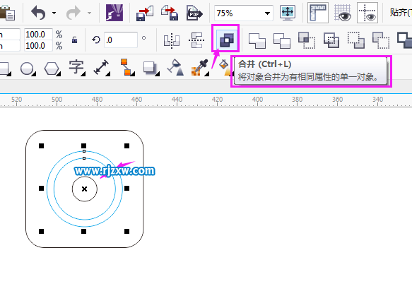 CorelDRAW制作腾讯微博图标实例教程