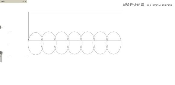 使用CorelDraw调和工具和变形工具画窗帘