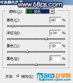 教你怎么用PS给同事照片调些秋季暖色霞光