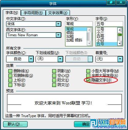 教你怎么用Word保护个人隐私和隐藏文字内容