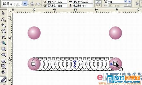 怎么用Coreldraw绘制珍珠项链