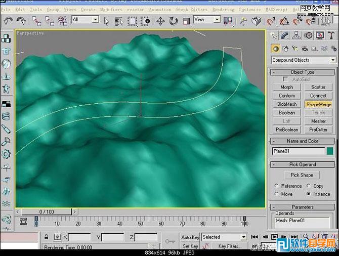 用3DMAX教你制作山路建模