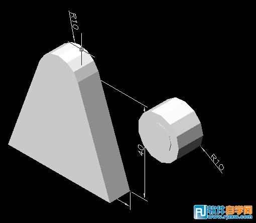 AutoCAD绘制三维机械零件图