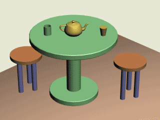 用3DS Max制作一个喝茶的场景实例教程