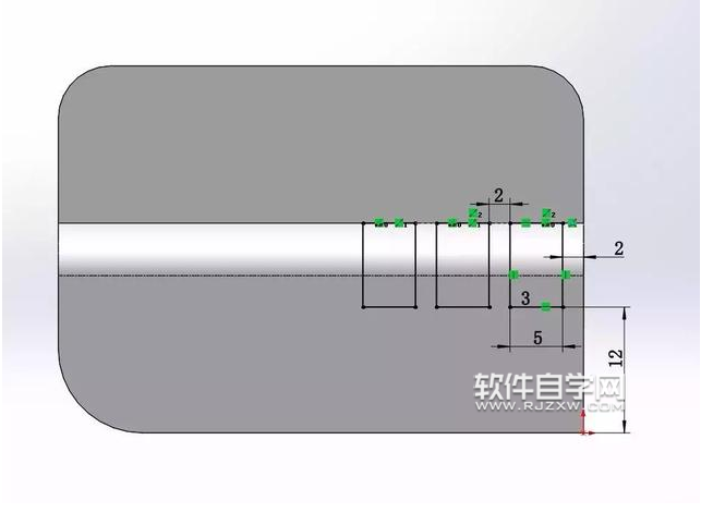 SolidWorks拉伸凸台切除和圆角建模练习