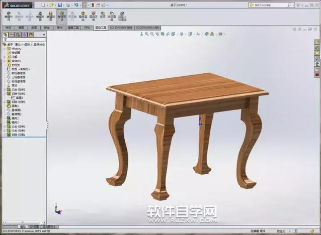 solidworks桌子设计教程