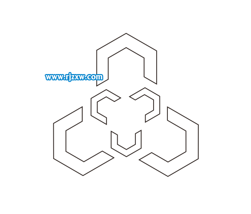 Coreldraw软件的旋转缩放制作LOGO标志