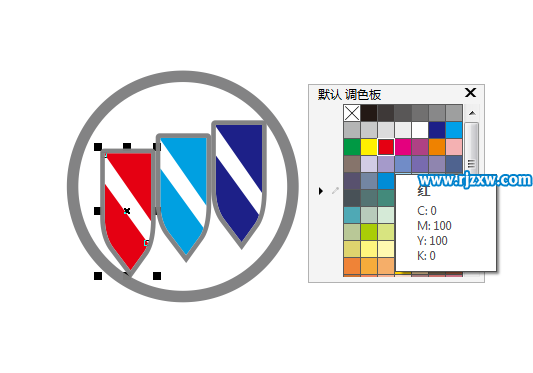 CDRX8设计别克标志图文教程