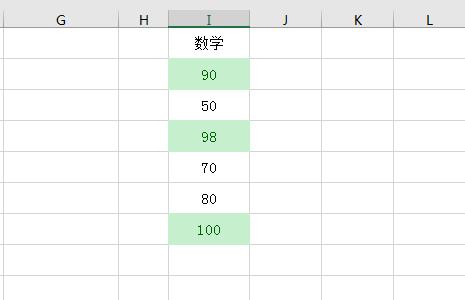 excel突出显示单元格的大小条件设置