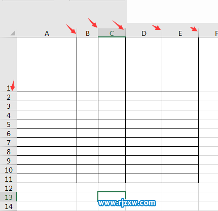 EXCEL2016怎么手动调整单元格距离