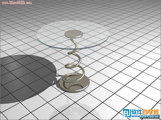 3dmax茶几制作教程